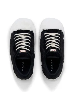 Marni テディレースアップスニーカー - ブラック - サムネイル4
