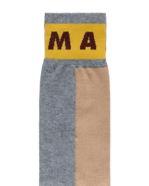 Marni ミッド丈コットンソックス - ニュートラル - サムネイル3