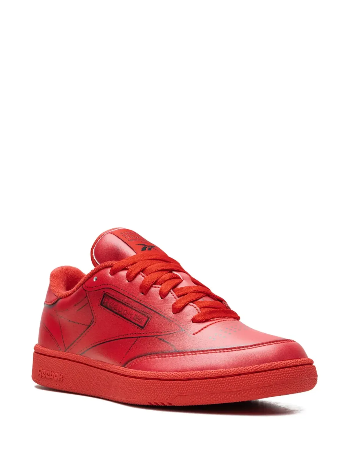 Reebok x Maison Margiela Club C「Vector Red」スニーカー - 画像2