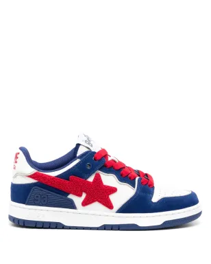 A BATHING APE® Sk8 Ska パネルドスニーカー - ブルー - サムネイル1