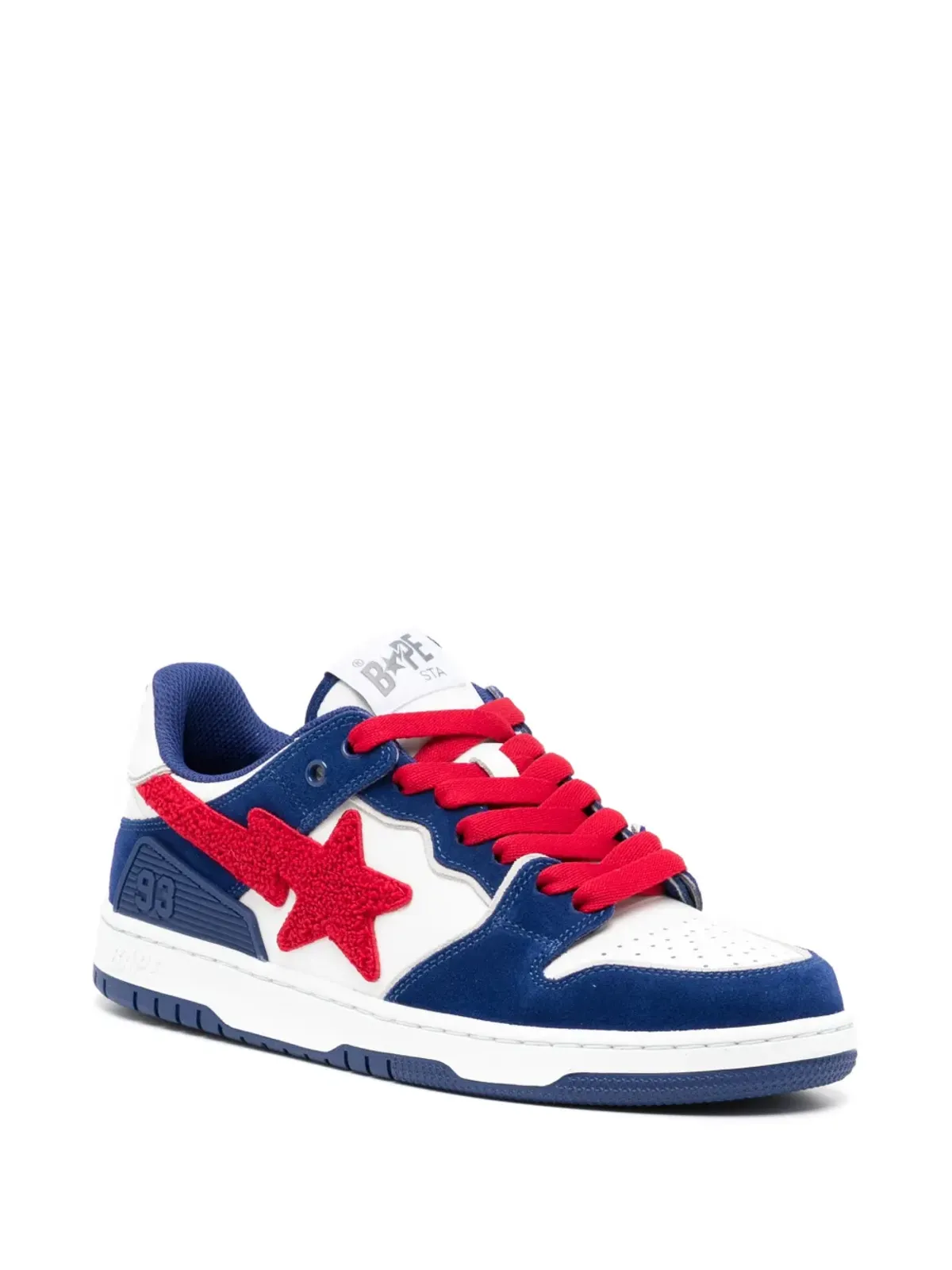 A BATHING APE® Sk8 Ska パネルドスニーカー - ブルー - 画像2
