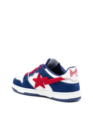 A BATHING APE® Sk8 Ska パネルドスニーカー - ブルー - サムネイル3