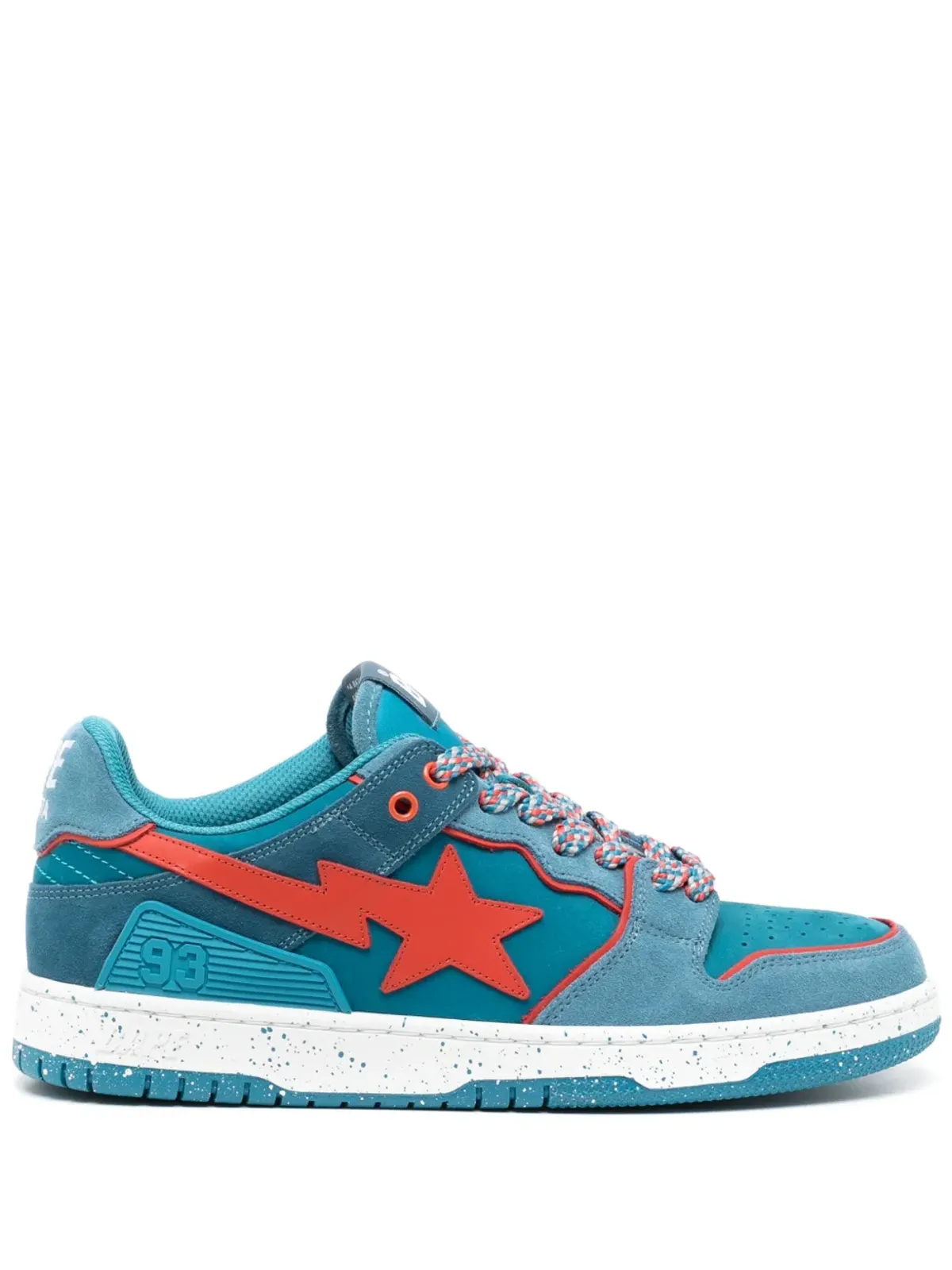 A BATHING APE® Sk8 Sta パネルドスニーカー - Blue - 画像1