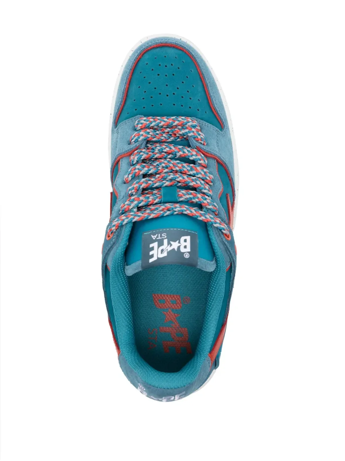 A BATHING APE® Sk8 Sta パネルドスニーカー - Blue - 画像4