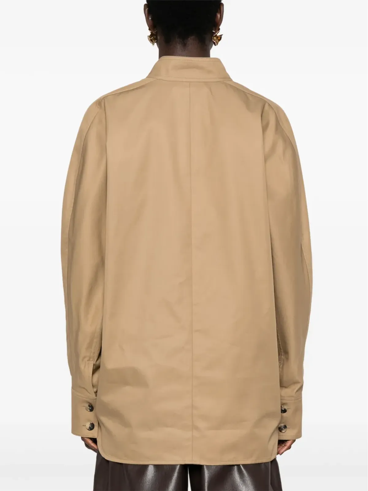 Saint Laurent コットンツイルシャツ - ニュートラル - 画像4