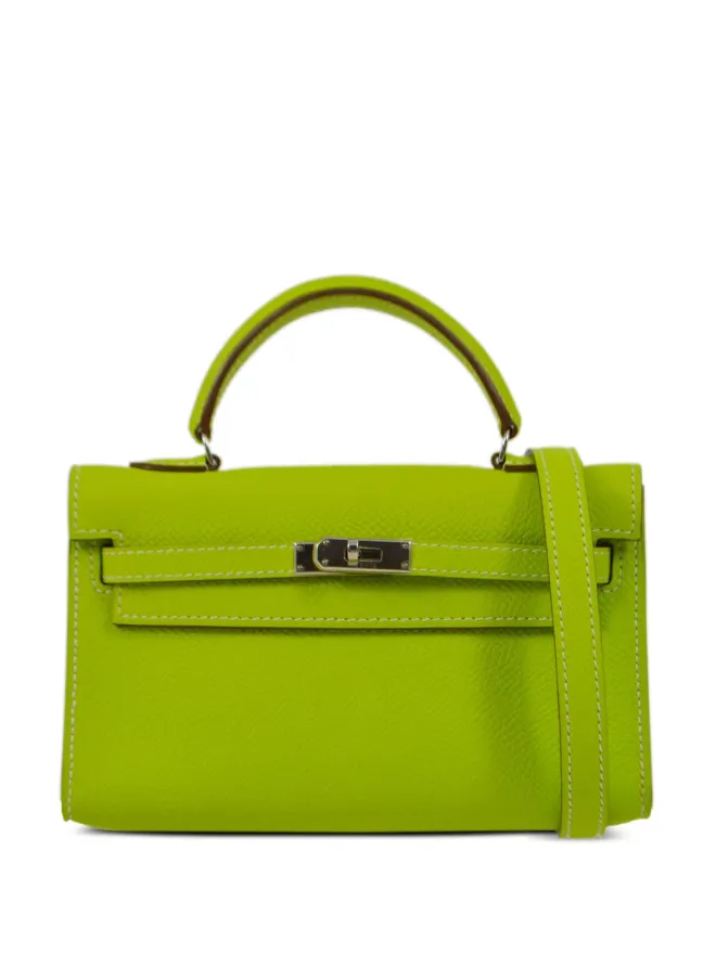 Hermès Pre-Owned Hermès ビンテージ 2011 Tiny Kelly ツーウェイ ハンドバッグ - グリーンの商品画像