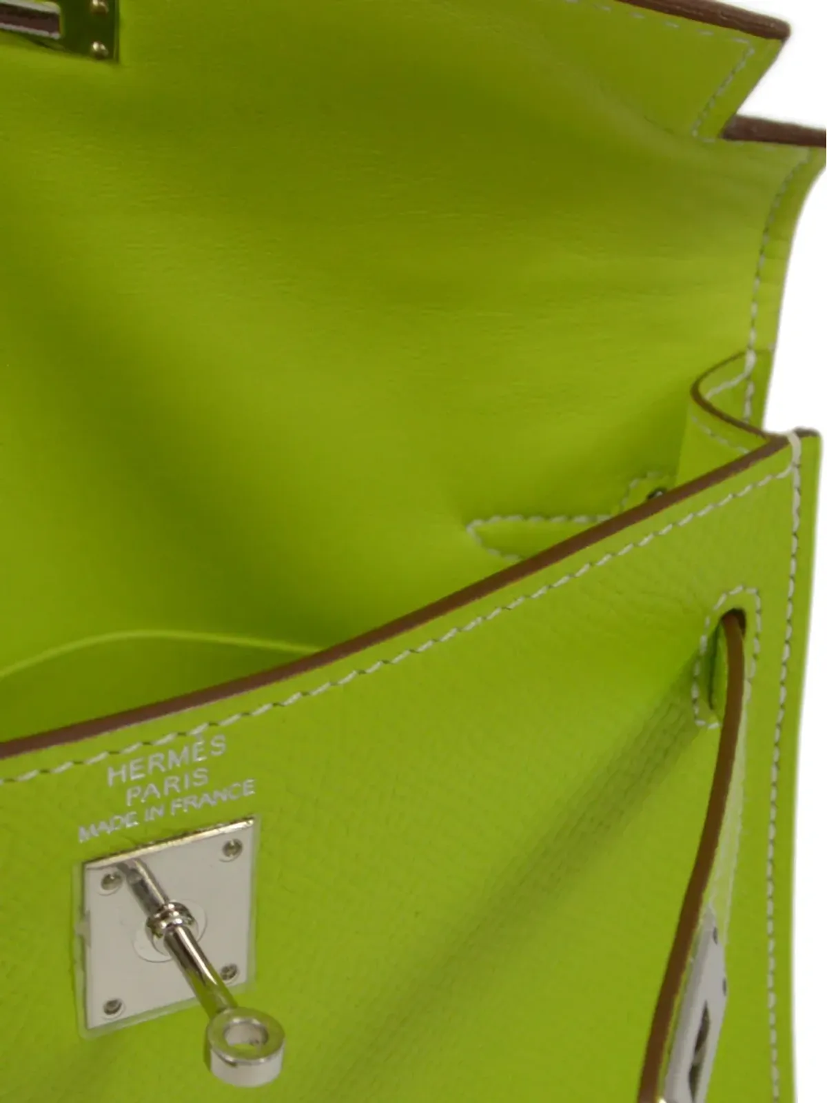 Hermès ビンテージ 2011 Tiny Kelly ツーウェイ ハンドバッグ - グリーン - 画像4