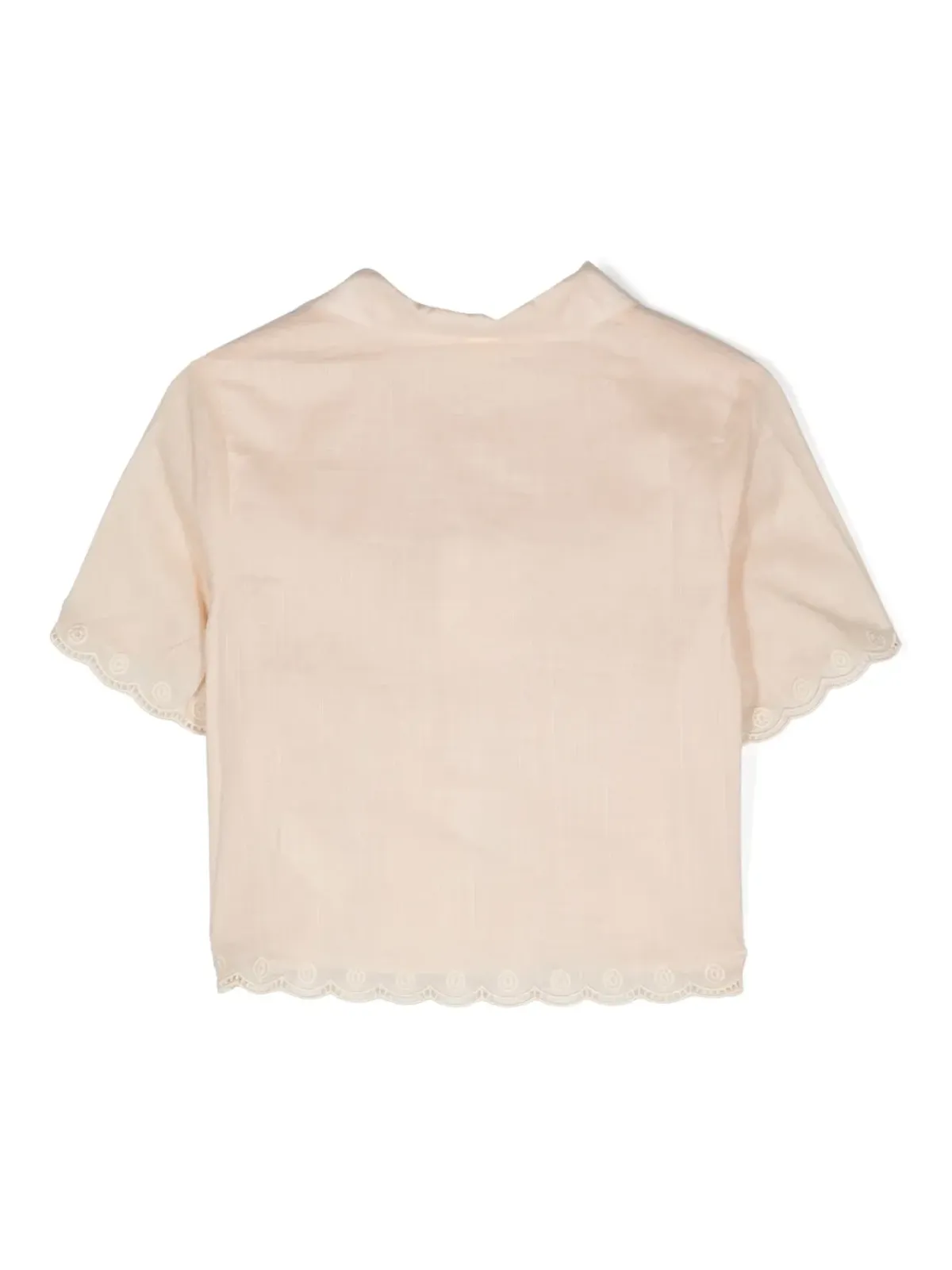ZIMMERMANN Kids ギピュールレースコットン ブラウス - 画像2