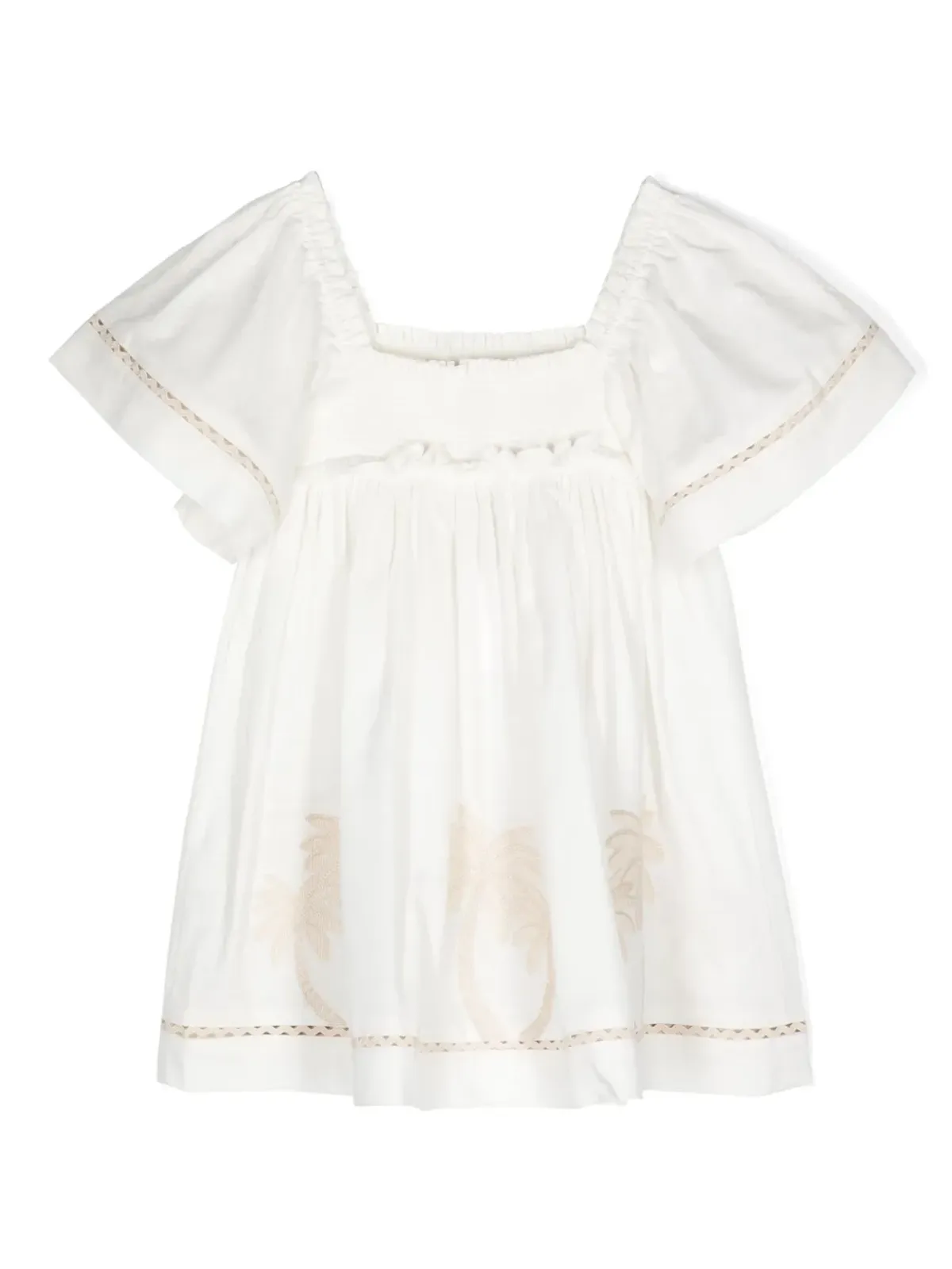 ZIMMERMANN Kids ウェイバーリー コットン ドレス - 画像2