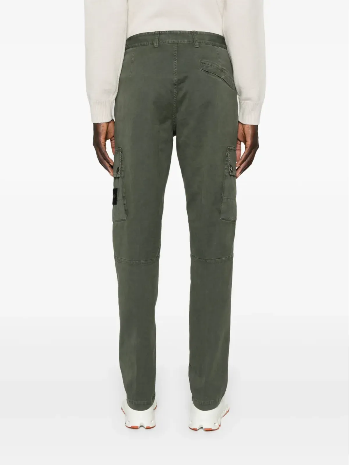 Stone Island コンパスバッジ カーゴパンツ - グリーン - 画像4