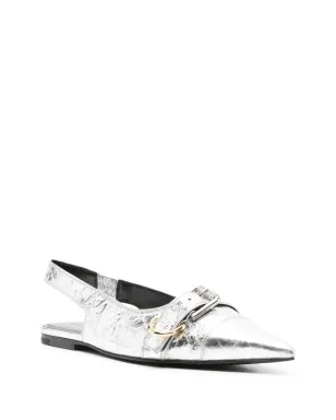 Givenchy Voyou スリングバック バレリーナシューズ - シルバー - サムネイル2