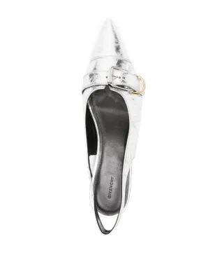 Givenchy Voyou スリングバック バレリーナシューズ - シルバー - サムネイル4