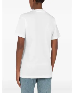 Moschino ローレルリース柄 コットンTシャツ - ホワイト - サムネイル3