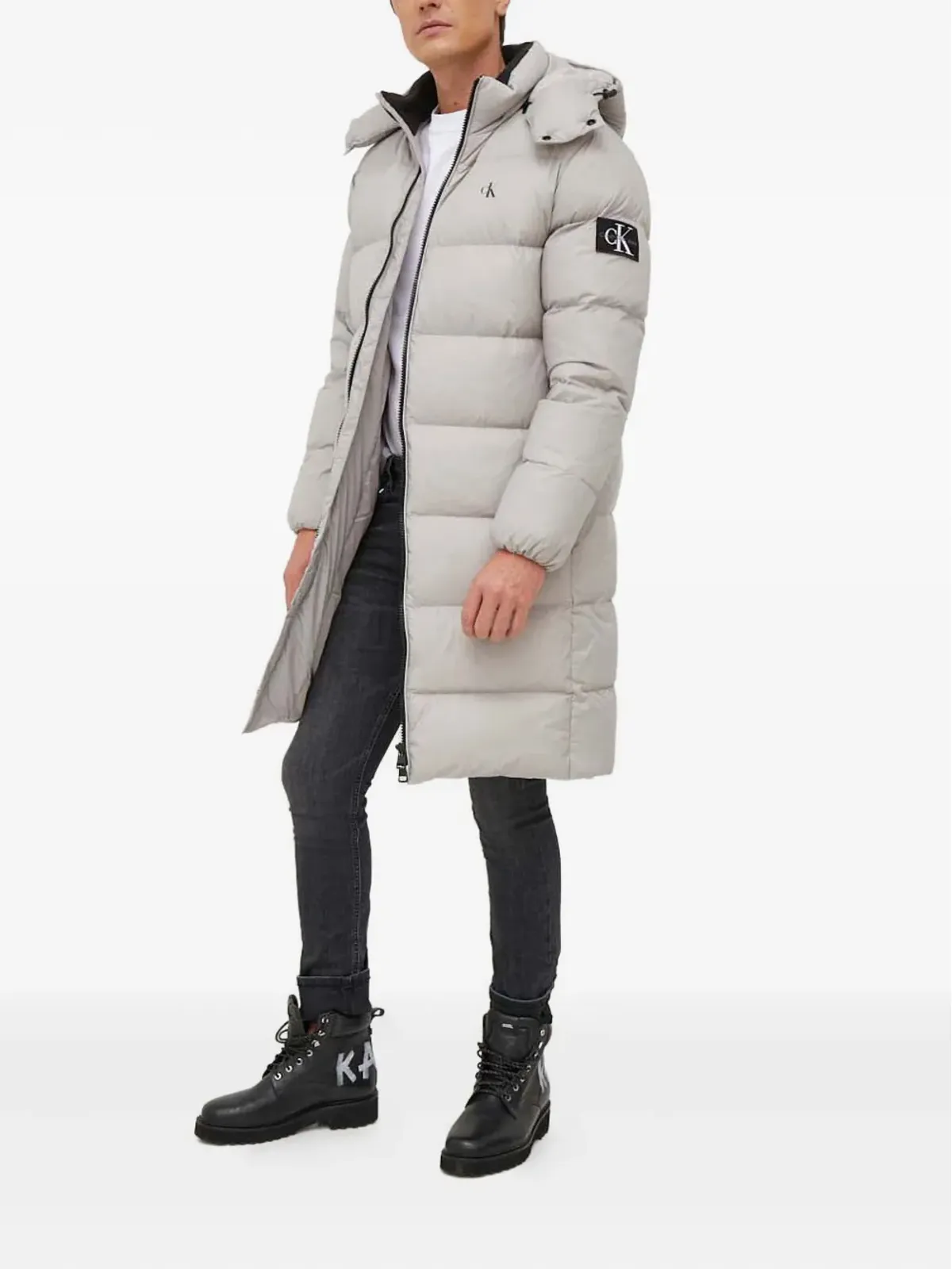 Karl Lagerfeld ロゴパッチ ジーンズ - 画像2
