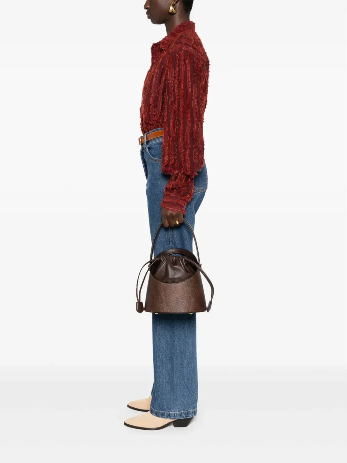 ETRO ミディアム Paisley Saturno トートバッグ - ブラウン - 画像2