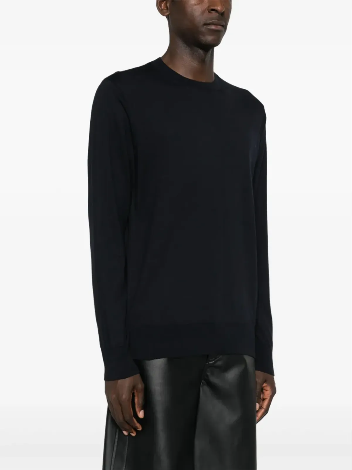 Givenchy クルーネック細編みニットセーター - 画像3