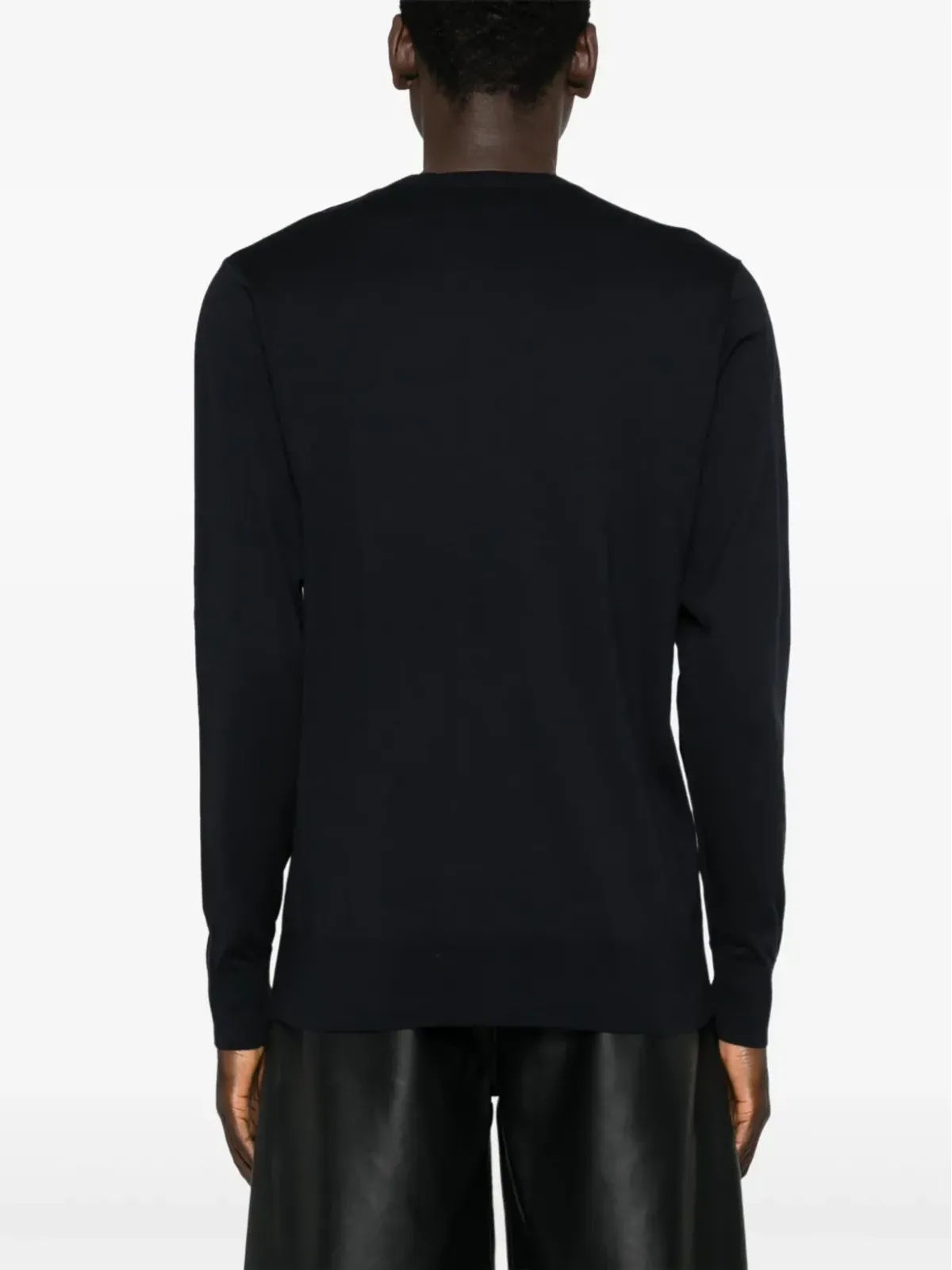 Givenchy クルーネック細編みニットセーター - 画像4