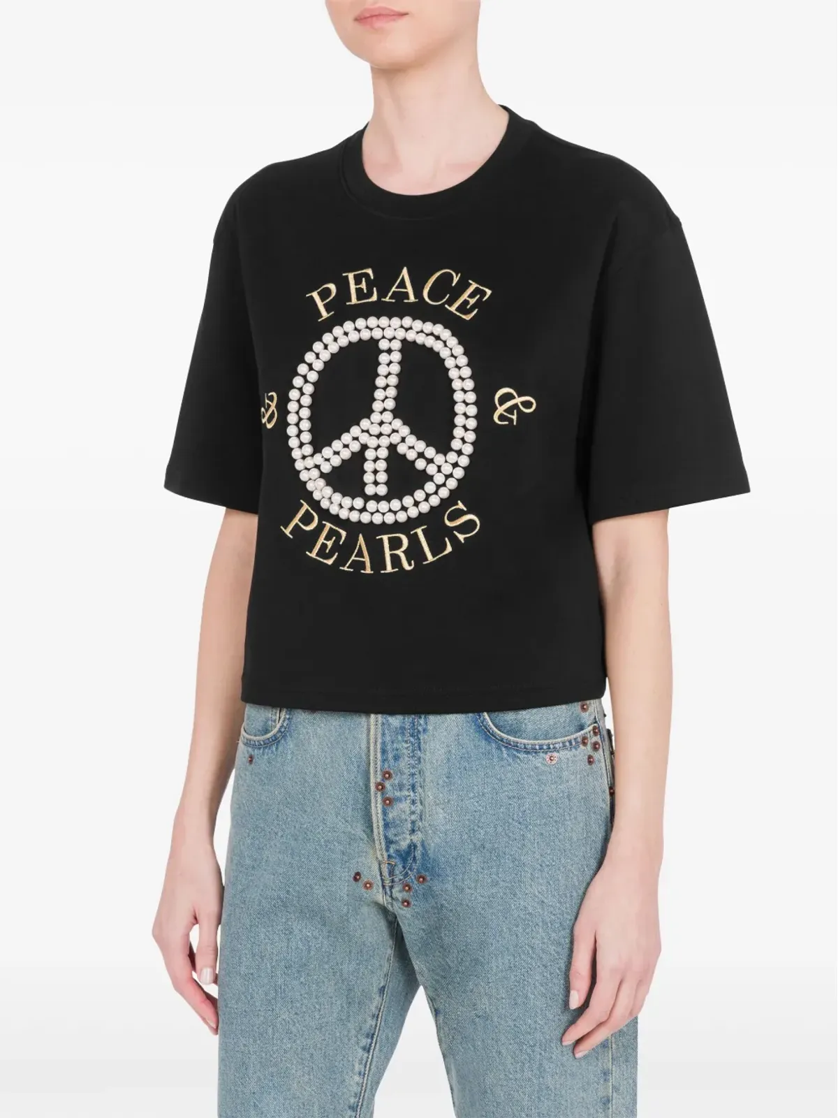 Moschino コットン Tシャツ - ブラック - 画像2