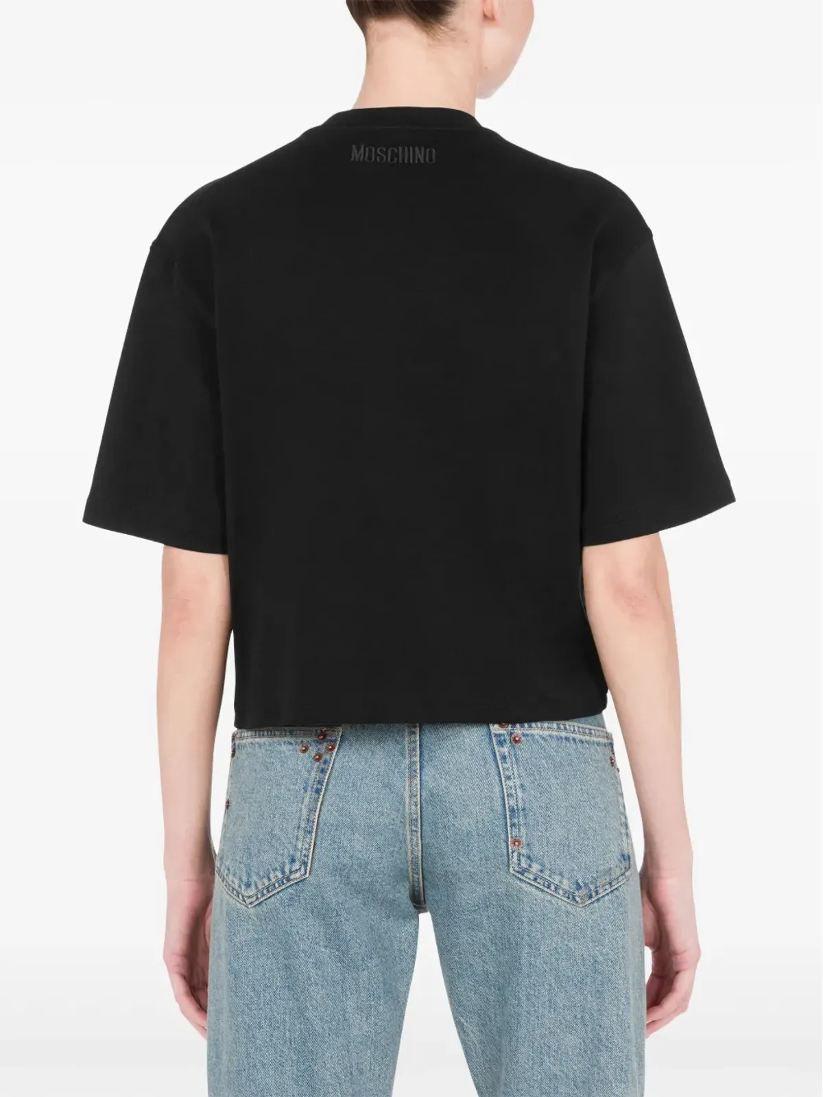 Moschino コットン Tシャツ - ブラック - 画像3