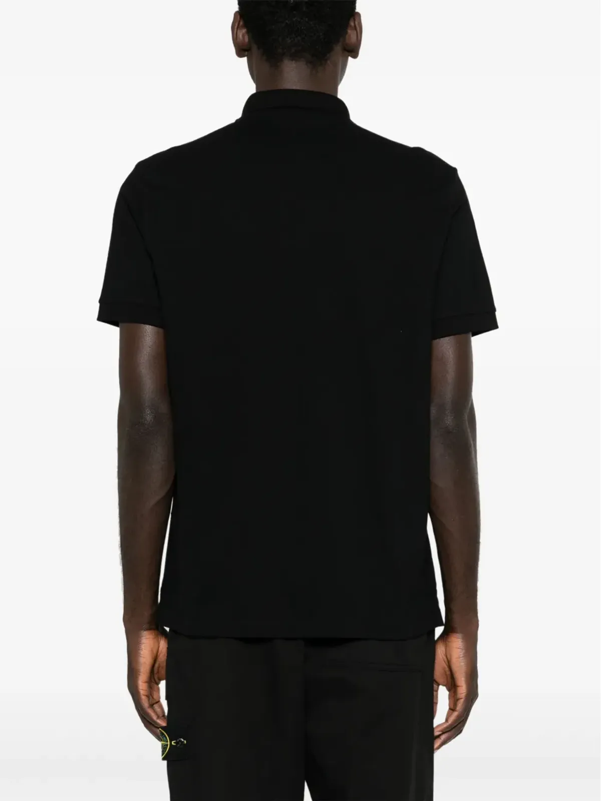 Stone Island コンパスパッチ ピケ ポロシャツ - 画像4
