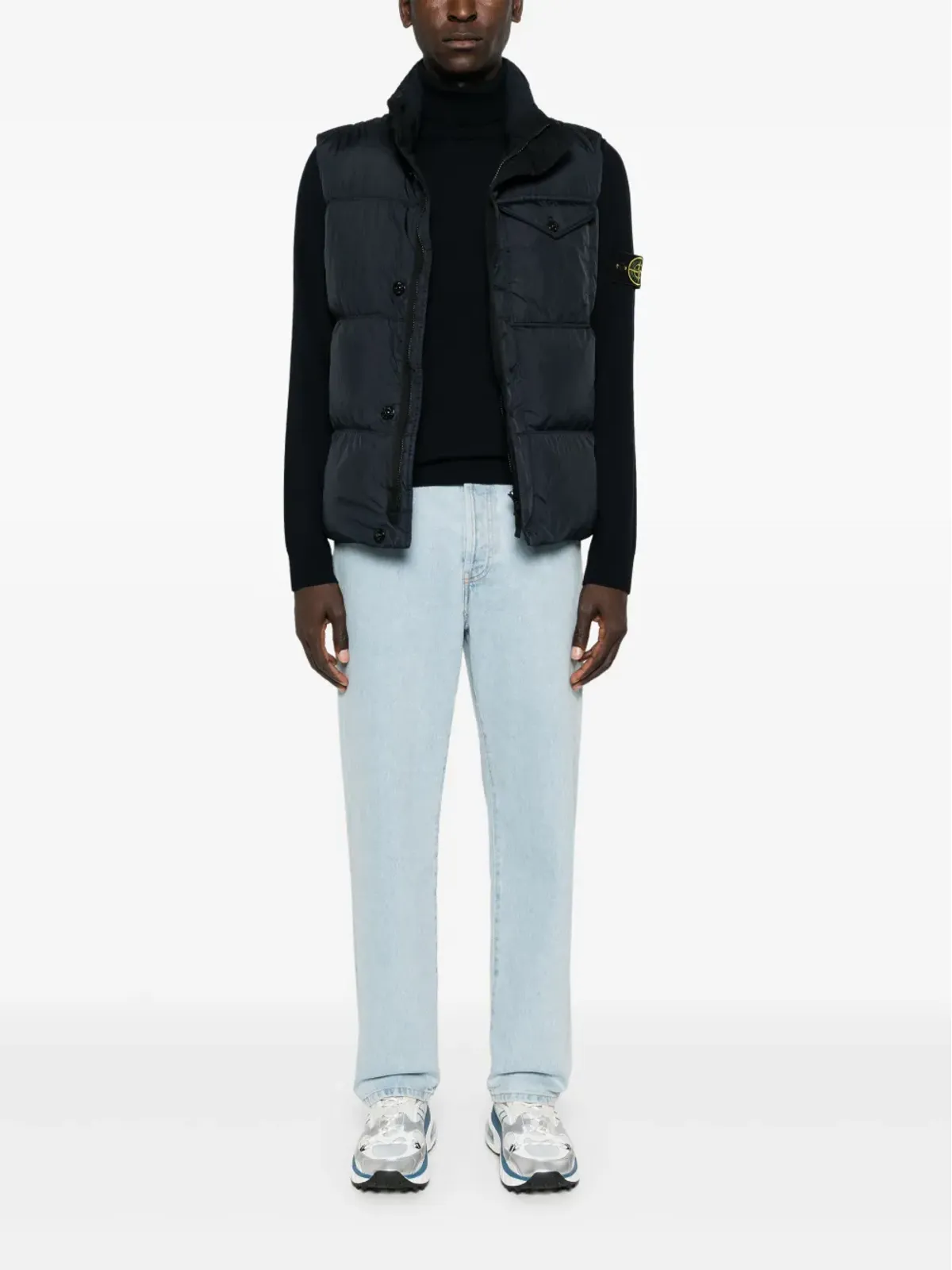 Stone Island ロールネック ウールセーター - 画像2