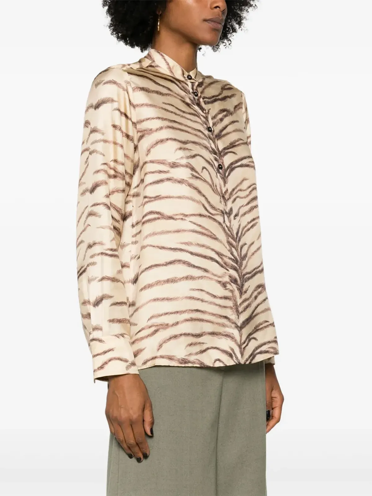 Stella McCartney タイガープリント シャツ - ニュートラルカラー - 画像3