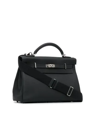 Hermès ビンテージ 2023 トゴ Maxi Kelly 42 サッチェル ブラック - サムネイル3