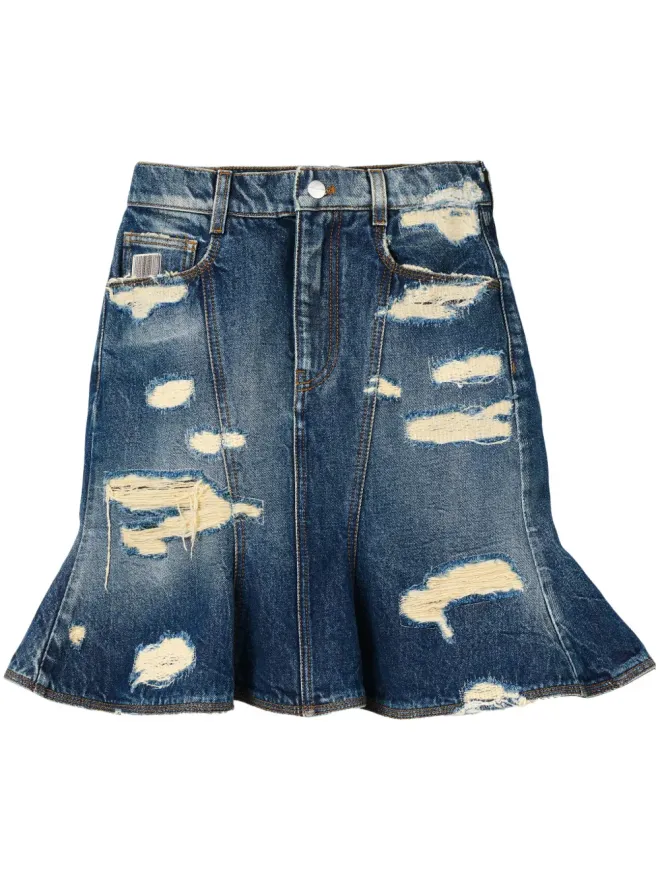 Marc Jacobs Marc Jacobs リップ＆リペア フルーテッド ミニスカートの商品画像