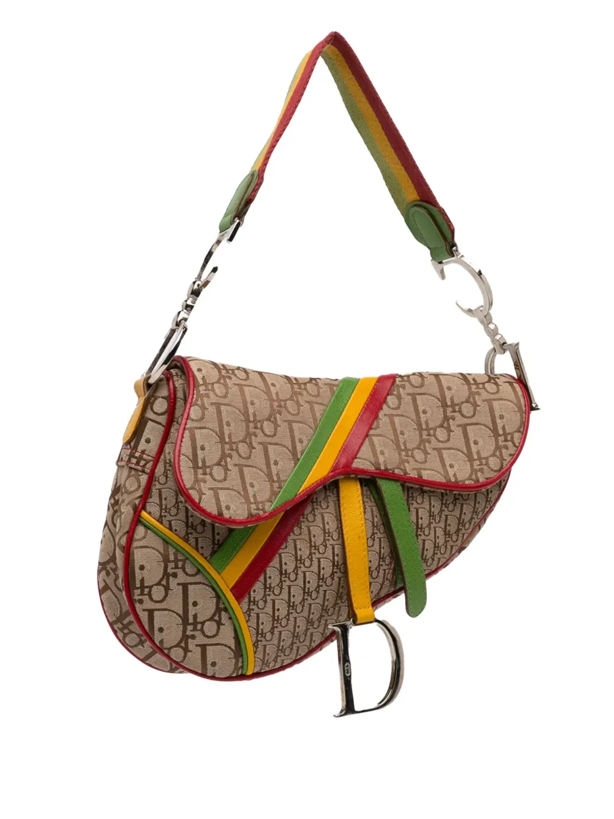 Christian Dior ビンテージ 2004 ディオリシモ ラスタ サドルショルダーバッグ - ブラウン - 画像3
