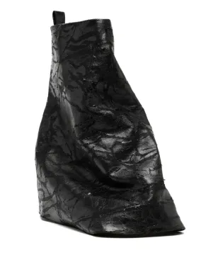 Rick Owens DRKSHDW 膝丈ブーツ ブラック - サムネイル2
