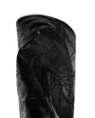 Rick Owens DRKSHDW 膝丈ブーツ ブラック - サムネイル4