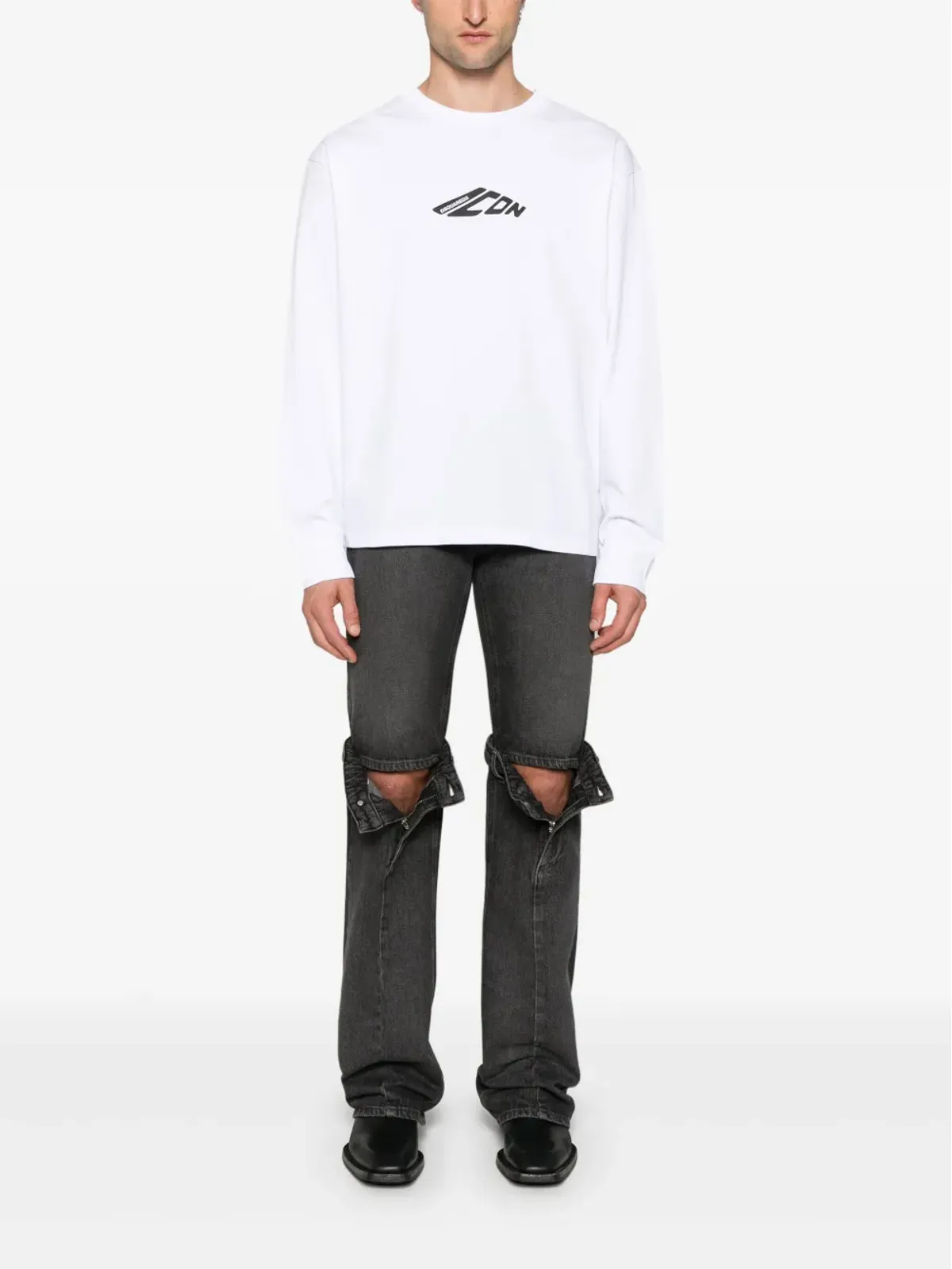 DSQUARED2 アイコン コットン Tシャツ - 画像2