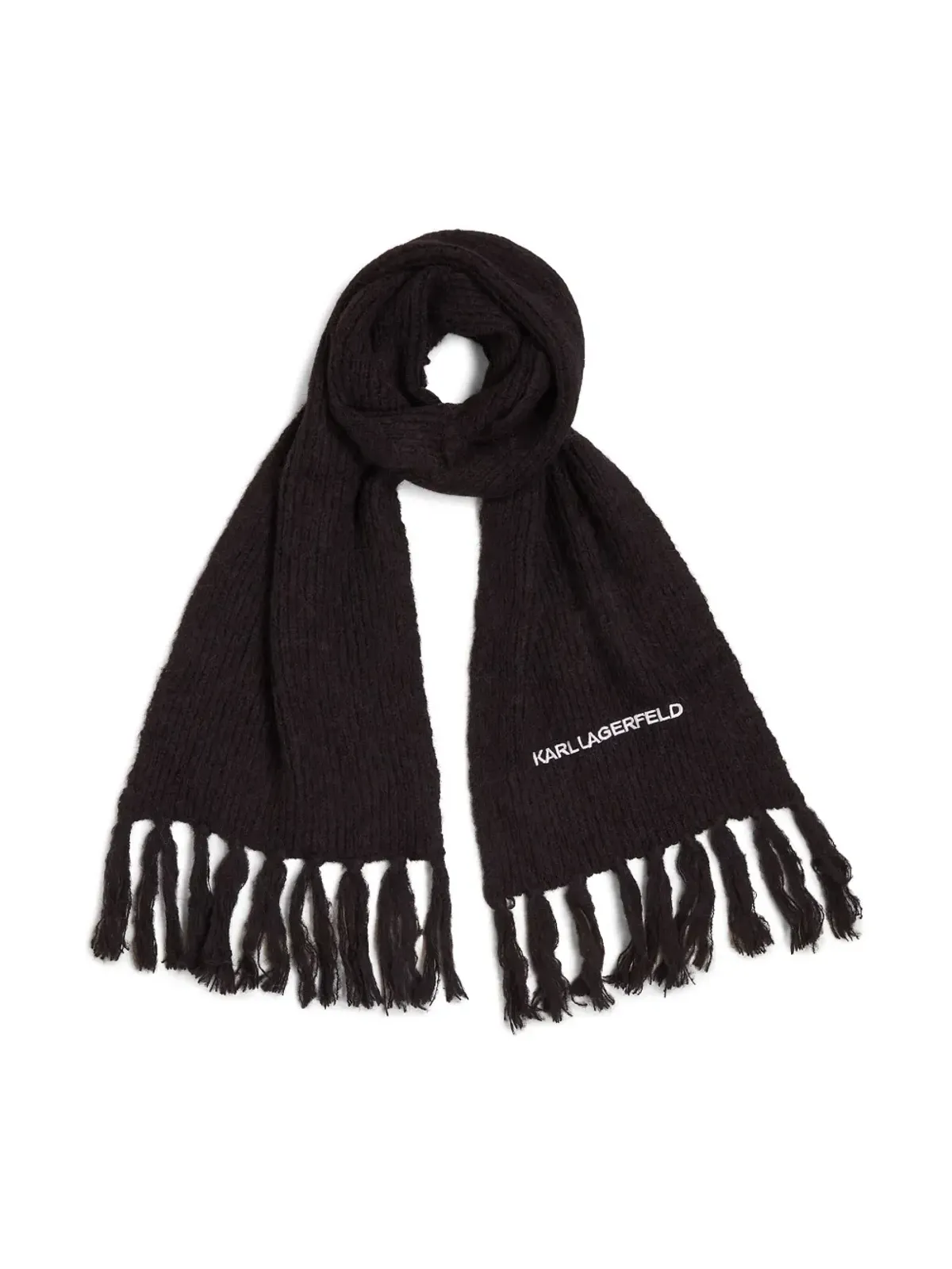 Karl Lagerfeld エッセンシャルニットスカーフ - 画像4