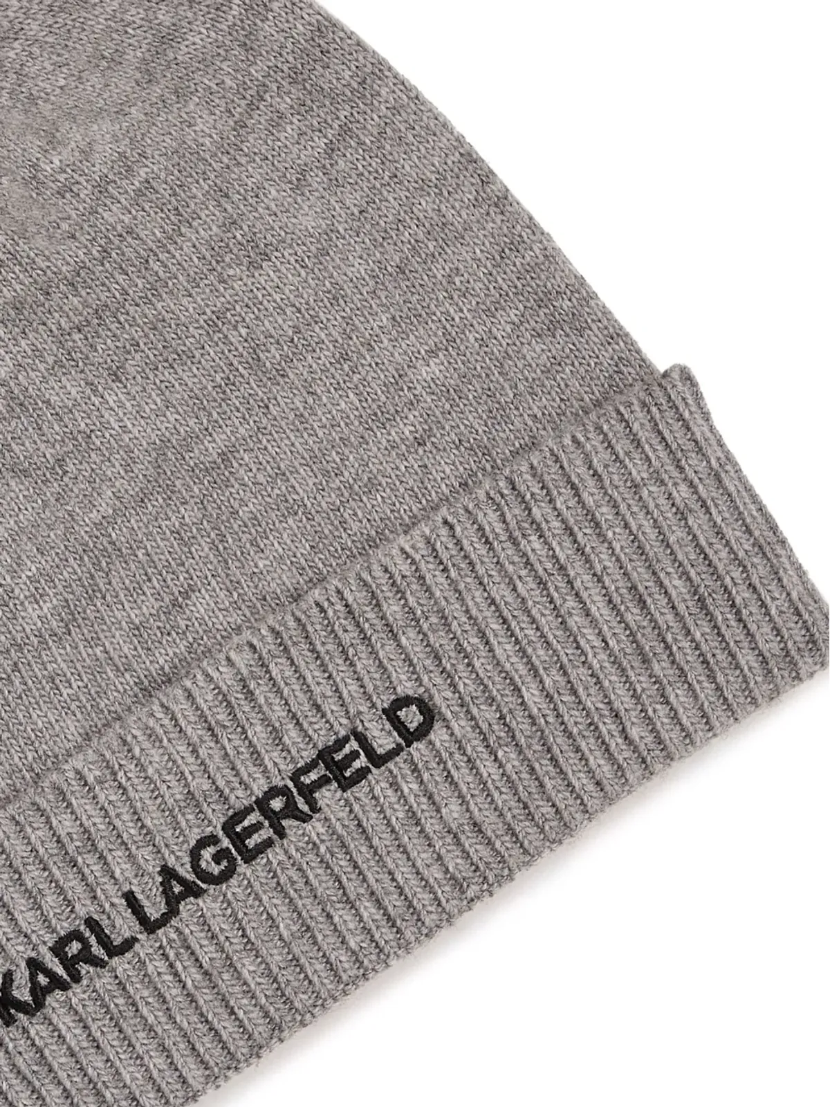 Karl Lagerfeld エッセンシャル ビーニー - グレー - 画像3