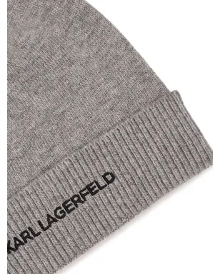 Karl Lagerfeld エッセンシャル ビーニー - グレー - サムネイル3