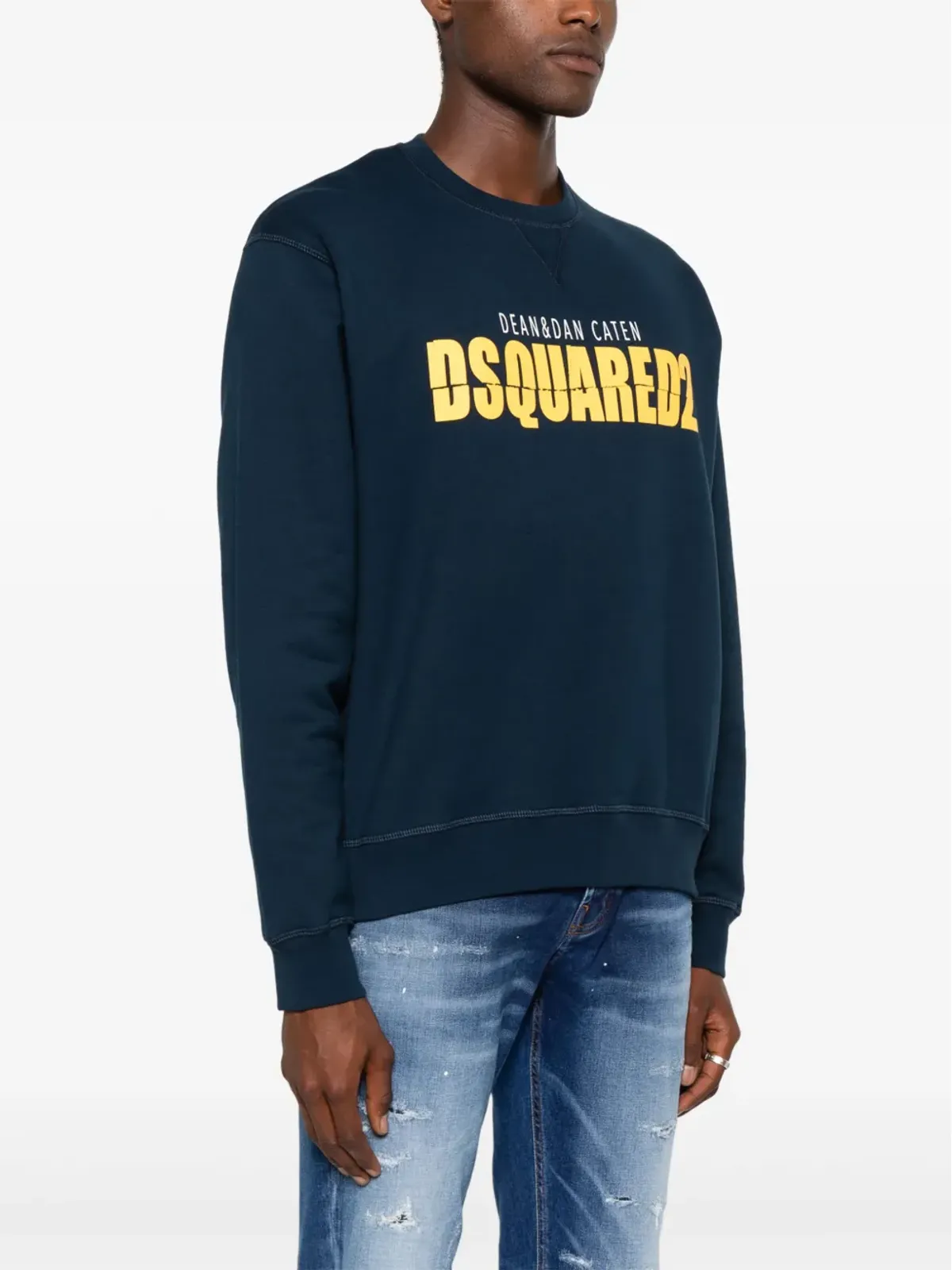 DSQUARED2 クールフィット ロゴプリント スウェットシャツ - ブルー - 画像3