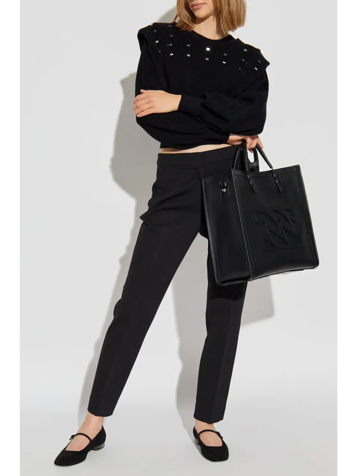 Max Mara スリムカットパンツ - 画像2