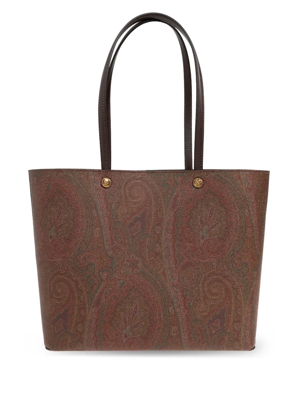 ETRO ペイズリー柄ジャカード ショッパー トートバッグ - ブラウン - 画像1