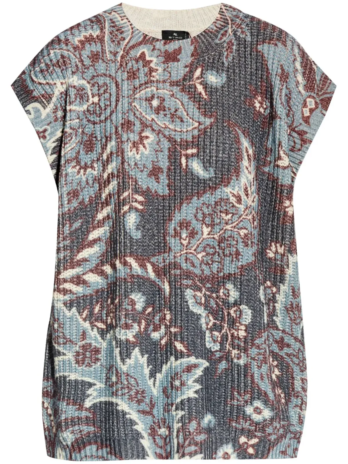 ETRO ペイズリー柄ウールトップ - グレー - 画像1