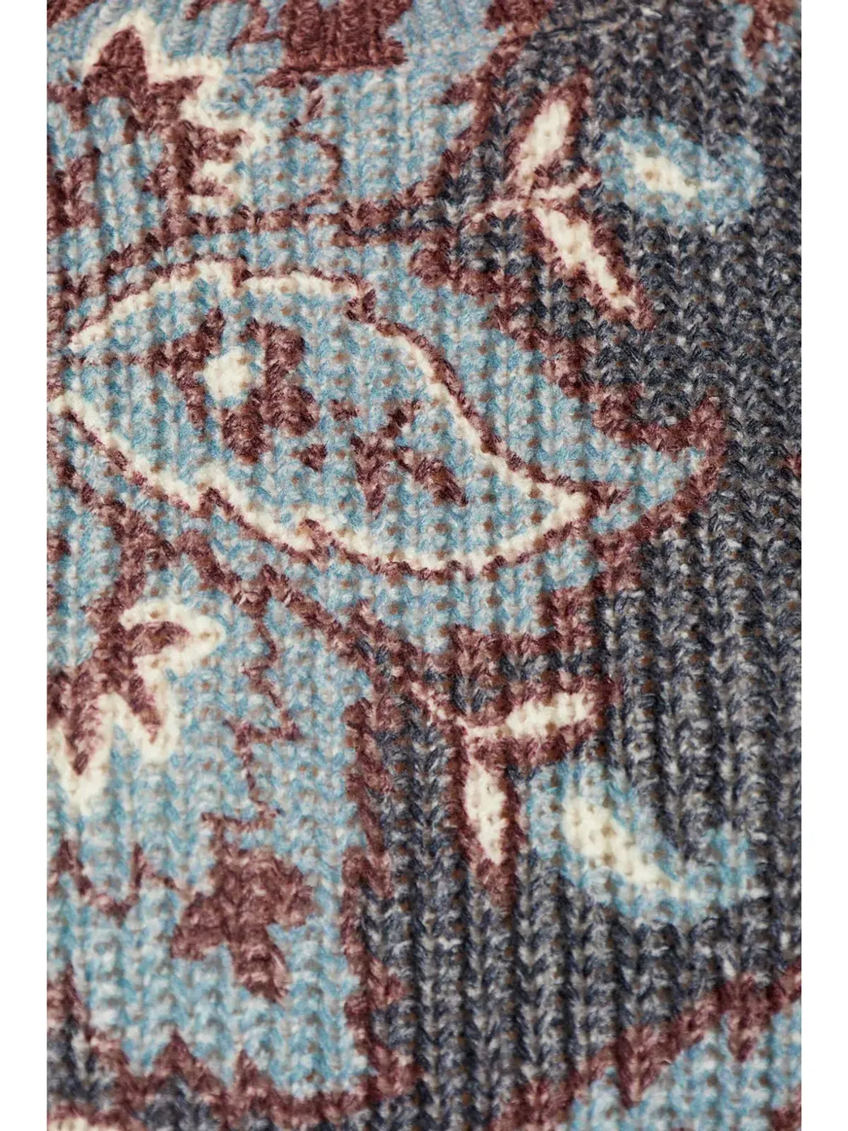 ETRO ペイズリー柄ウールトップ - グレー - 画像5
