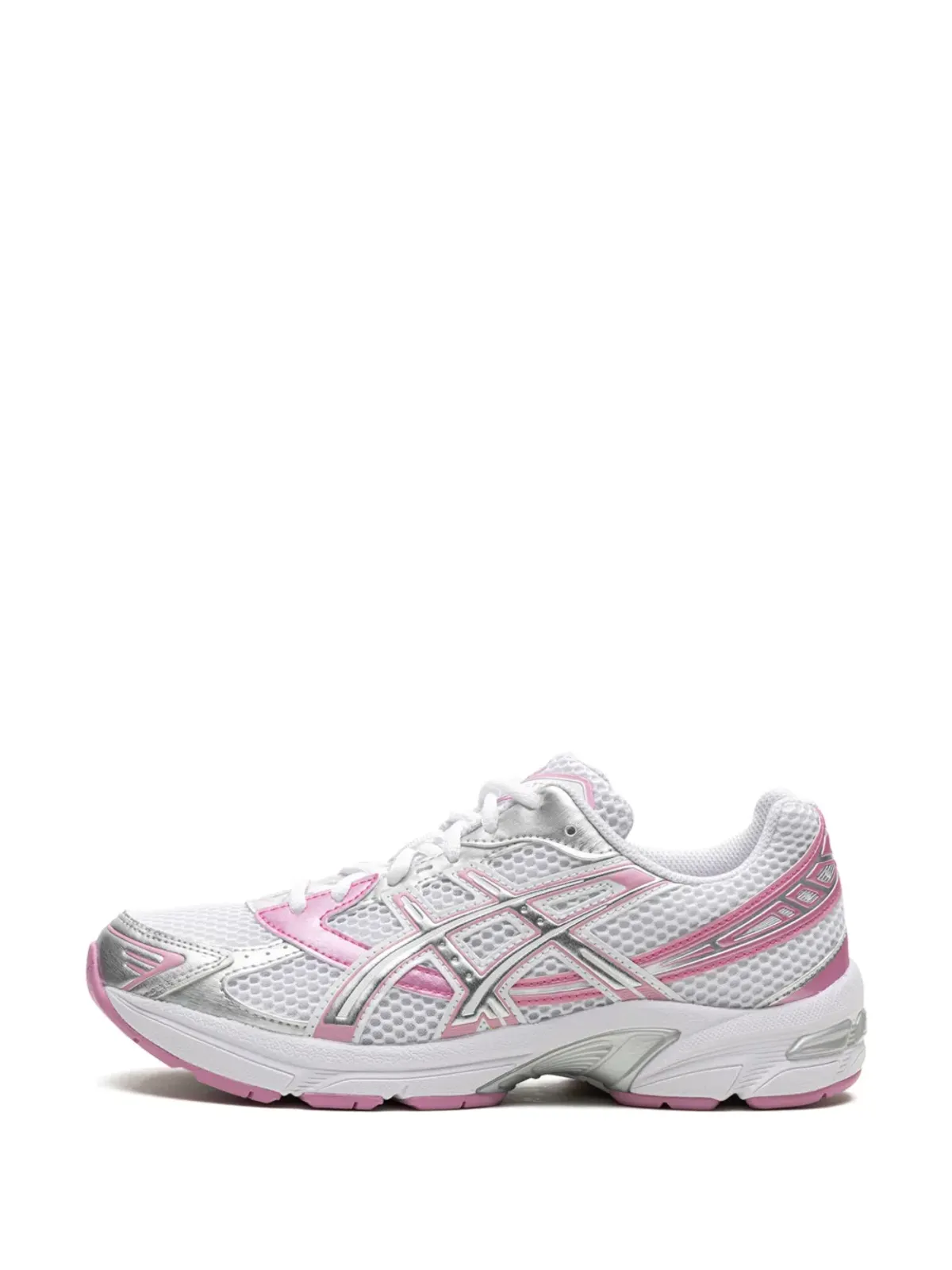 ASICS Gel-1130 ホワイト/シルバー/ピンク スニーカー - 画像5