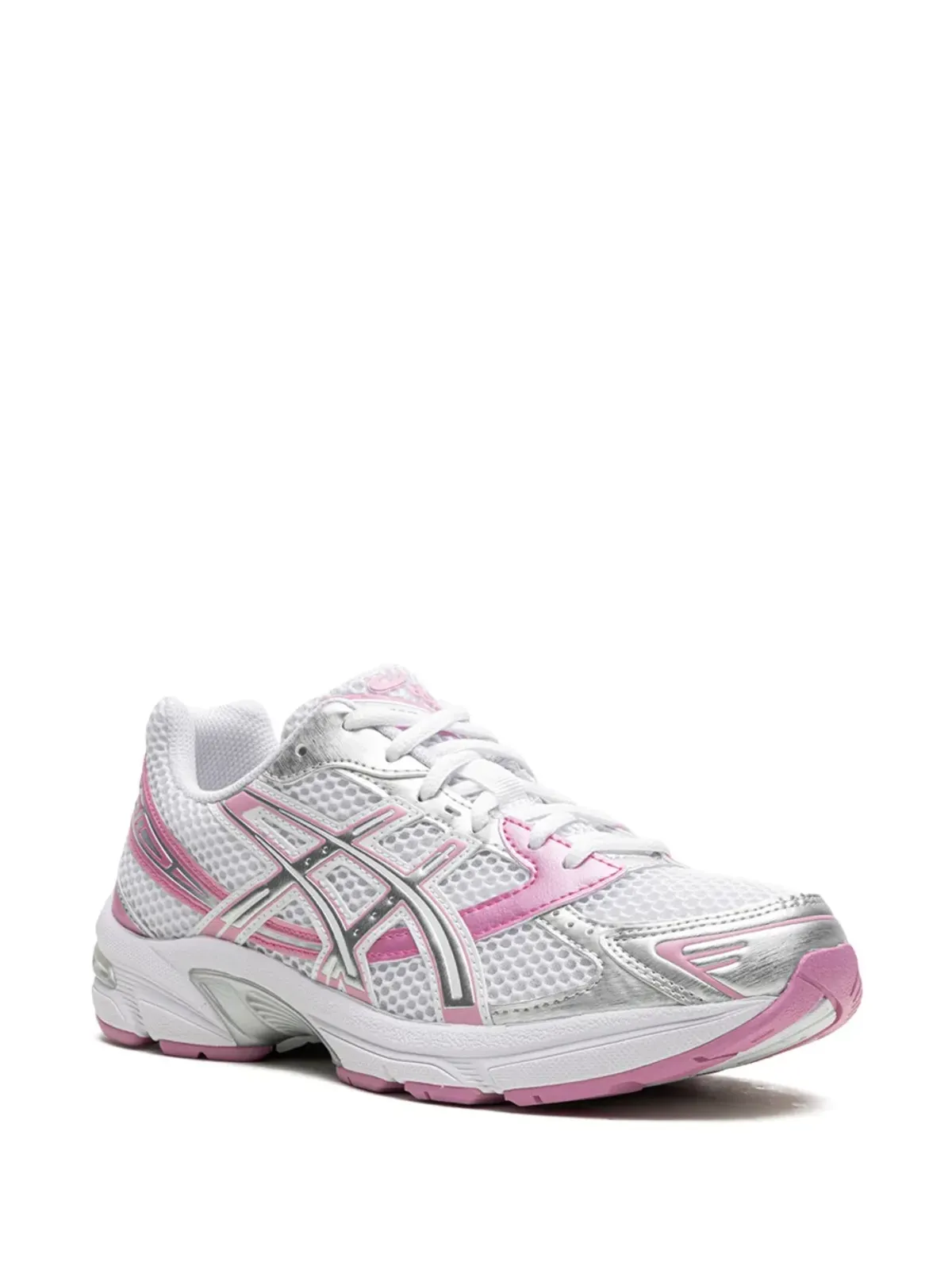 ASICS Gel-1130 ホワイト/シルバー/ピンク スニーカー - 画像2