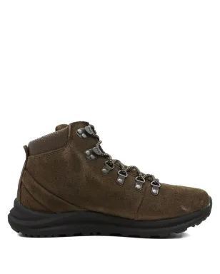 Merrell スエード レースアップ ハイカット トレーナー グリーン - サムネイル1
