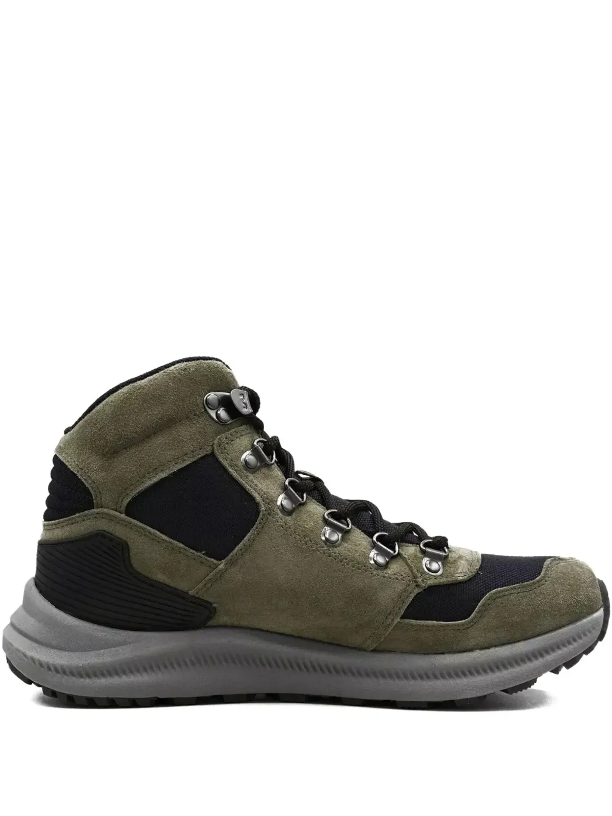 Merrell スエードレザー レースアップ トレーナー - グリーン - 画像1
