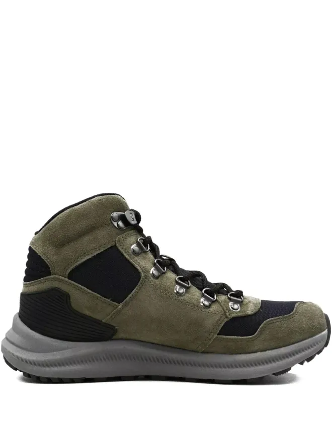 Merrell Merrell スエードレザー レースアップ トレーナー - グリーンの商品画像