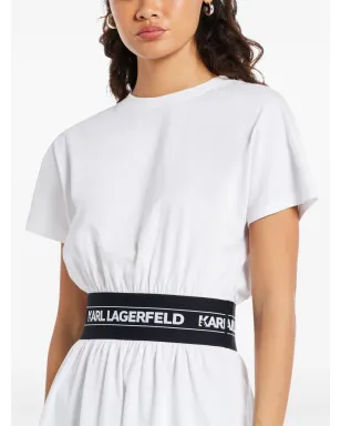 Karl Lagerfeld ロゴテープ Tシャツドレス - サムネイル5