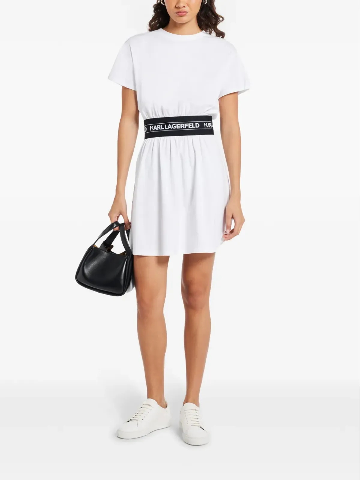 Karl Lagerfeld ロゴテープ Tシャツドレス - 画像2