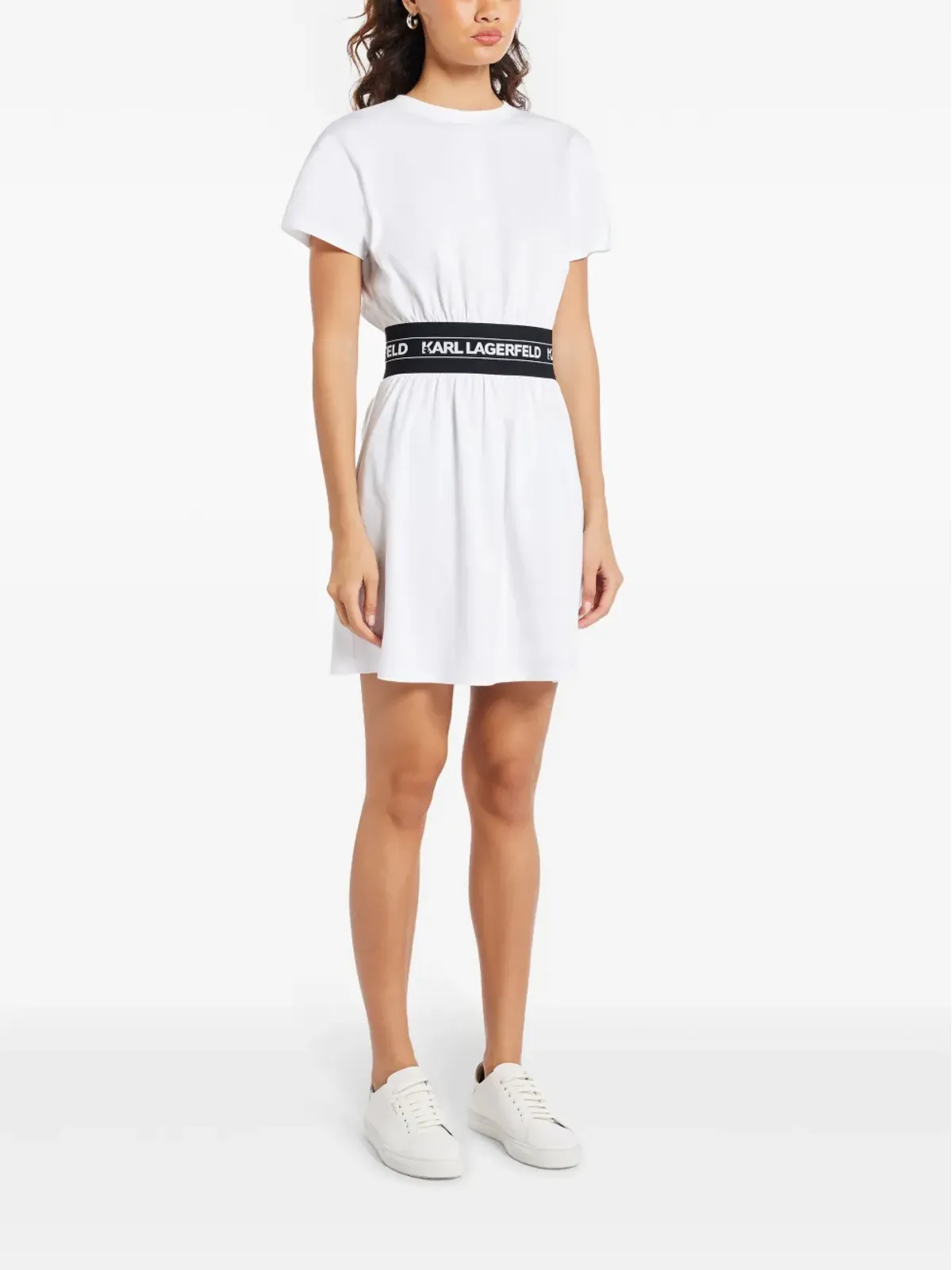Karl Lagerfeld ロゴテープ Tシャツドレス - 画像3