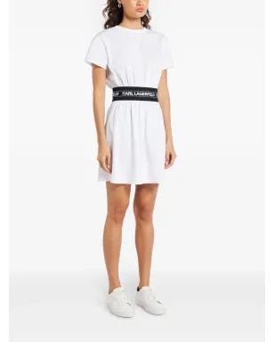 Karl Lagerfeld ロゴテープ Tシャツドレス - サムネイル3
