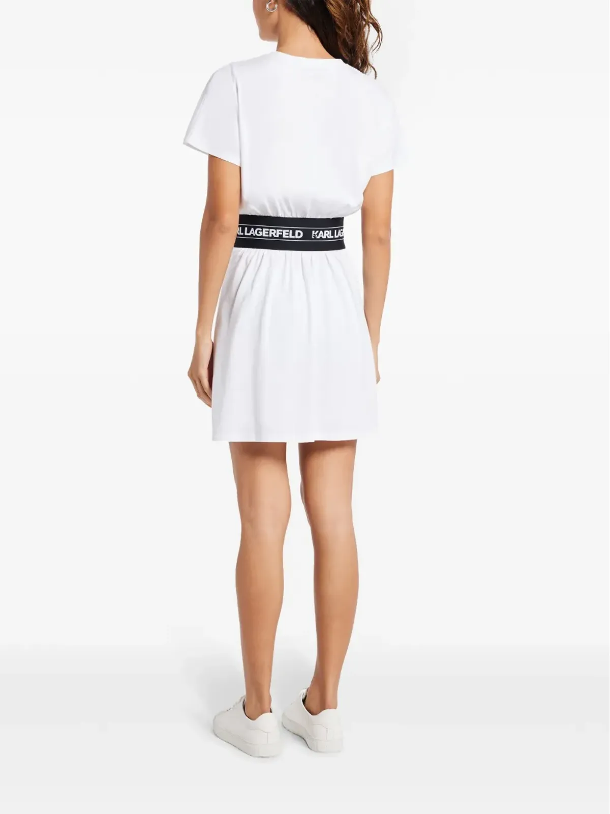 Karl Lagerfeld ロゴテープ Tシャツドレス - 画像4